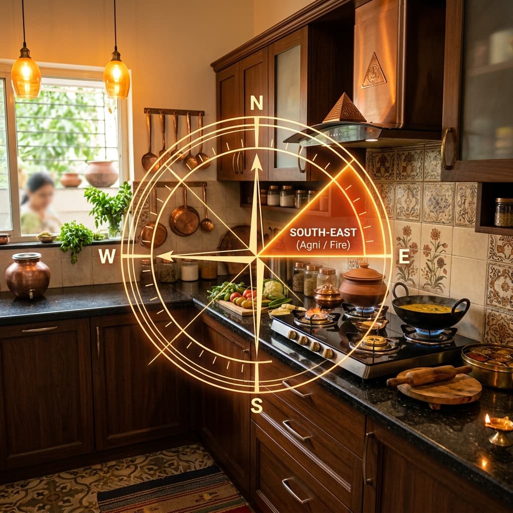 Vastu Tips for Kitchen Placement and Design
