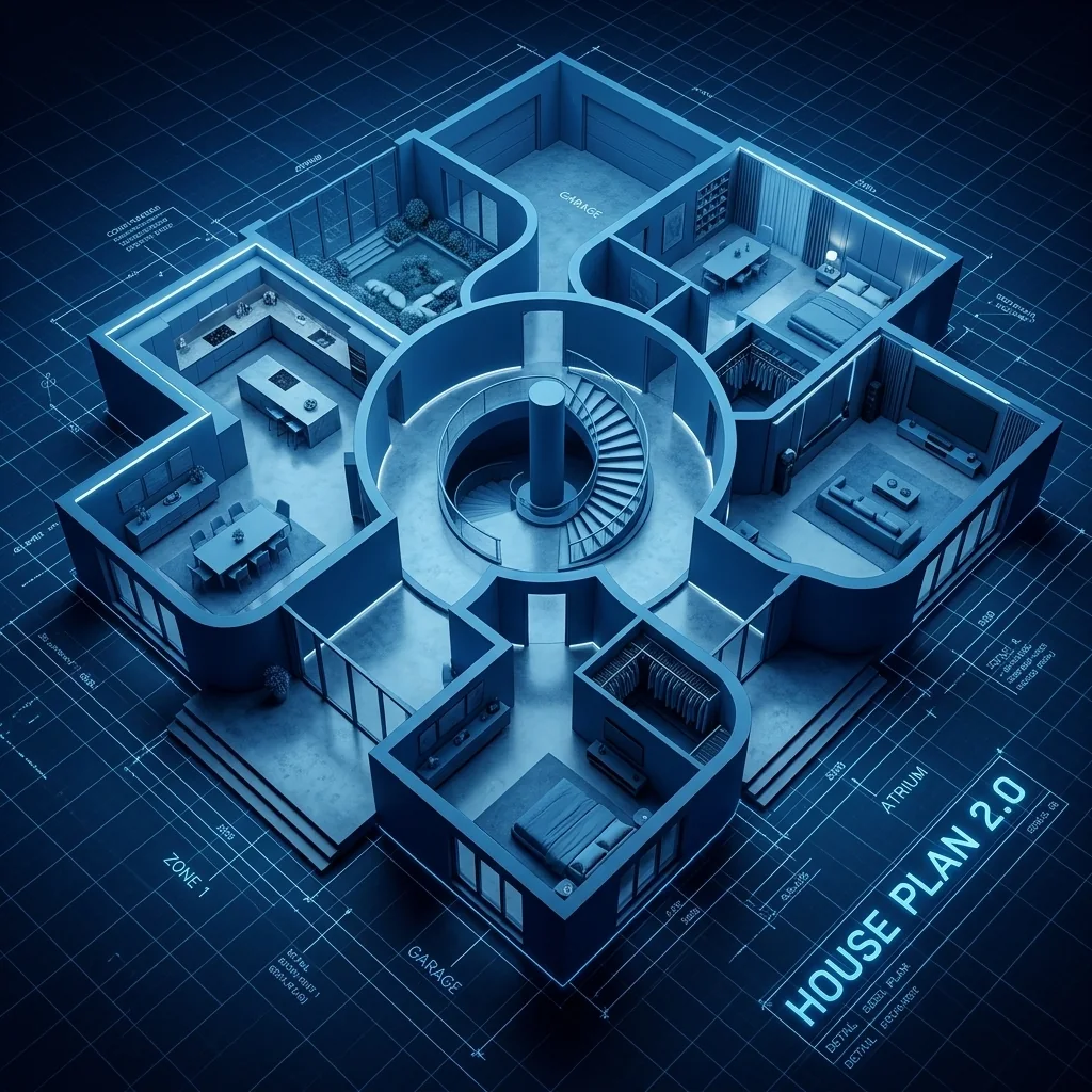 Architectural blueprint